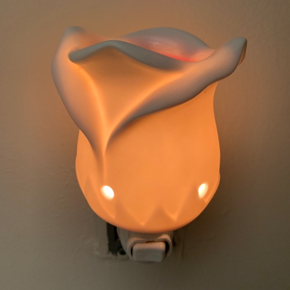 Scentsy Tea Rose Mini Warmer Nightlight